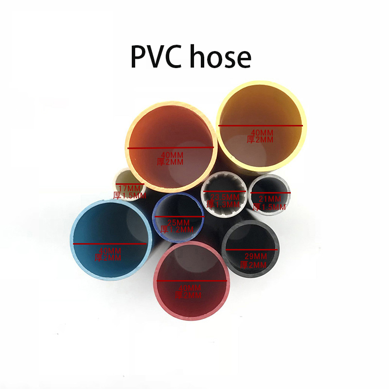 Matériel d'extrusion de tuyau en plastique de tube de PVC de taille et de couleur faites sur commande non standard